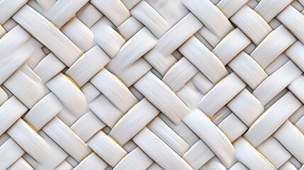 Abstract woven white pattern background
