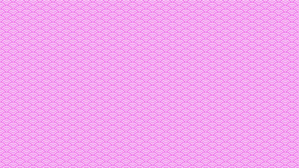 青海波　ピンク　桃色　波　和柄　テキスタイル