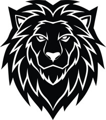 lion head vector
