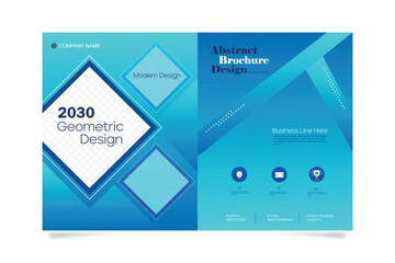 Brochure template layout, cover design, annual report, magazine, leaflet, presentation background, flyer design