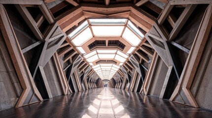 Precise architectural color photography Sharp lines and detailed structures