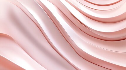 Obraz premium Abstract pink waves, smooth curves, background texture, design element