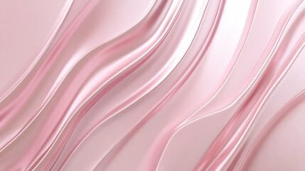 Pink abstract wavy fabric background design