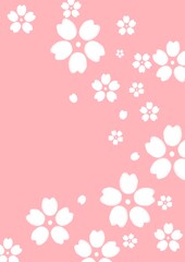 かわいい　桜　春　和風　花　背景