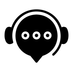 call center Solid icon