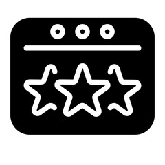 review Solid icon