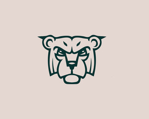 Lion logo design vector template. Lions