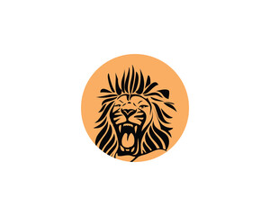 Lion logo design vector template. Lions