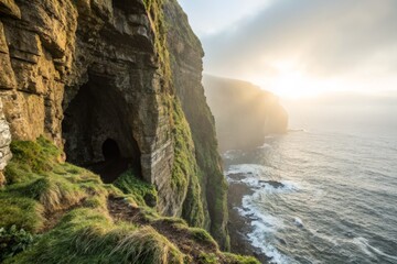 Exploring the Sunken Heart: A Dramatic Coastal Cave Photography