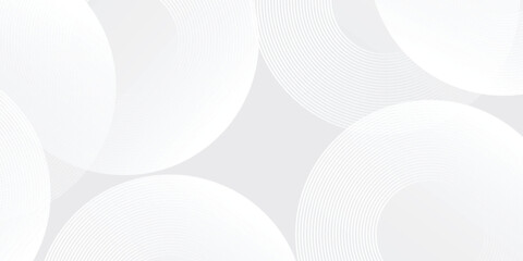 Vector white geometric abstract background overlap layer on bright space design modern abstract