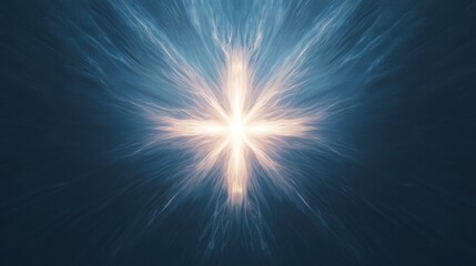 Fototapeta premium Abstract Colorful Swirl with Light and Energy on Dark Background