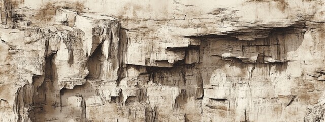 Canyon rock face texture, desert background, erosion detail