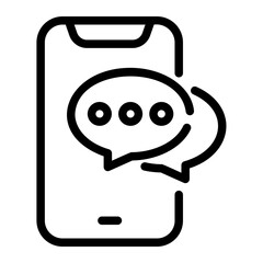 chat Line Icon