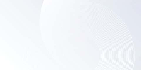 Vector white background with white circle lines. Digital future technology concept illustration art abstract nice