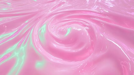 Mesmerizing Close-Up of Luminous Dripping Paint Swirling into Vibrant Liquid Vortex - Ultra-Detailed Cinematic Image