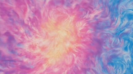 Fototapeta premium Vibrant Tie-Dye Swirls Collide in a Cinematic Wave of Colors - Ultra-Detailed Abstract Art