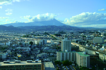 盛岡の街並み・マリオスからの眺望（岩手県・盛岡市）