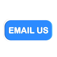 email us button 3d icon illustration
