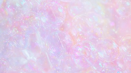 Serene Pastel Bubble Cluster Transforms into Abstract Star Patterns with Soft Cinematic Lighting - Ultra-Detailed Image