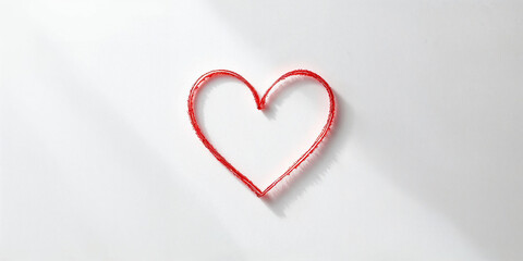 Happy Valentine's Day Banner. Holiday background design with big heart made of colorful, red and blue Origami hearts. Horizontal poster, flyer, greeting card, header for website