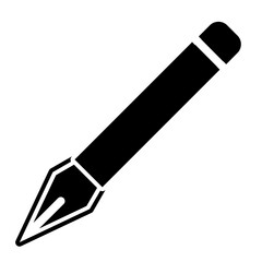 mechanical pencil glyph icon
