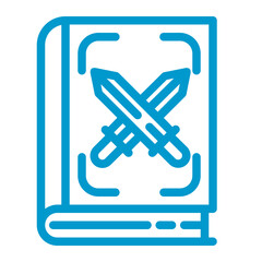 fantasy book assasin color icon