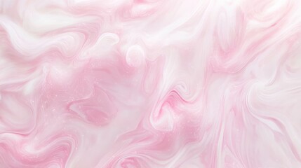 Fototapeta premium Dreamy Pink Fractal Swirls with Subtle Star Patterns - Cinematic Ultra-Detailed Image