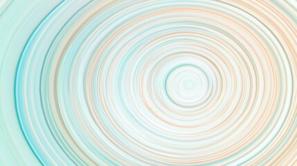 Enigmatic Luminous Portal - Pastel Fractals in Ultra-Detailed Concentric Circles Rotation Cinematic Image