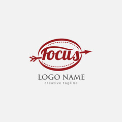 Focus logo, business, text logo