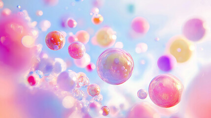 Beautiful Bokeh Background with Soft Glowing Lights