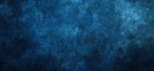 Mysterious Blue Spotlight on Dark Background