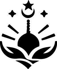 vector sketch, illustration, silhouette, logo icon, mascot symbol, religious and cultural symbolism 