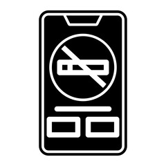 no smoking ad_1 glyph icon
