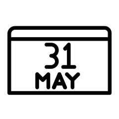 no tobacco day line icon