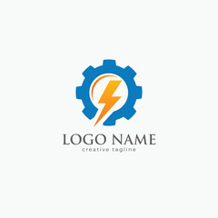 Technology Bolt logo, thunderbolt, bolt, tech, electric logo, lightning, flash, power, volt logo fully editable vector template