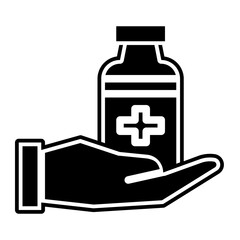 medicine from the midwife glyph icon