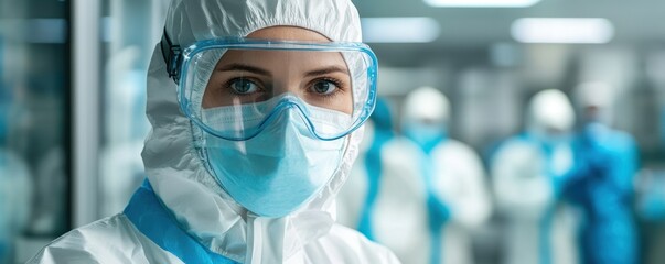 A worker diligently inspects hazardous machinery, showcasing exemplary safety compliance The image depicts a professional wearing personal protective equipment PPE, including a protective suit