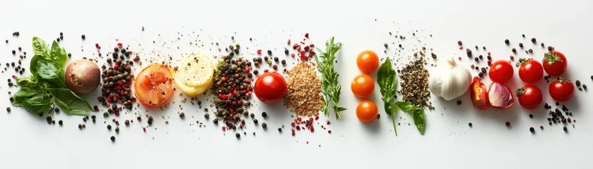 Farm-to-table homemade dish featuring fresh vegetables, clean cooking, and natural ingredients This recipe showcases the vibrant colors and flavors of locally sourced produce, emphasizing simple © MILKY_PS
