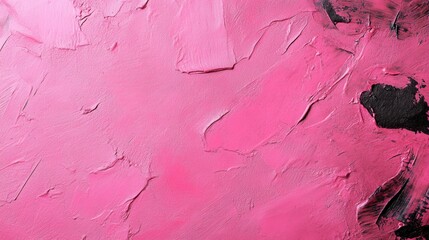 Fototapeta premium Vibrant pink abstract texture with layered paint design, perfect for creative projects.