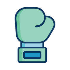 Professional boxing glove illustration