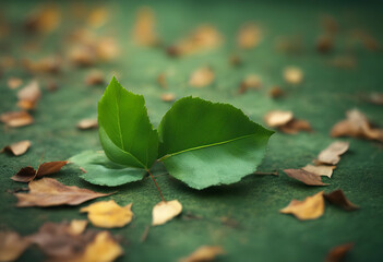 leaves background green corners tree branch leaf frame corner copy space nature plant freshness twig lush foliage spring summer closeup bokeh soft botany element young fresh growth vein collage set