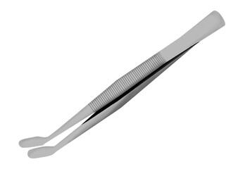 Laboratory forceps vector design for science material