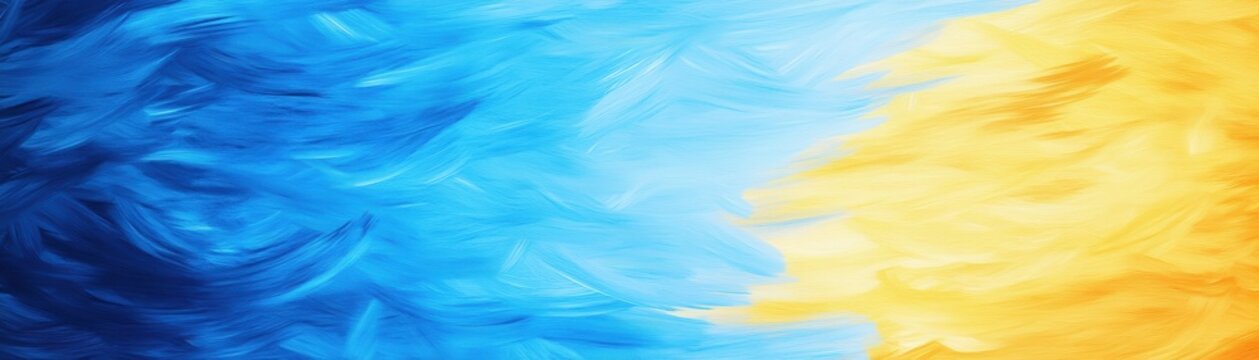 Colorful abstract design blending blue and yellow, perfect for backgrounds and textures.
