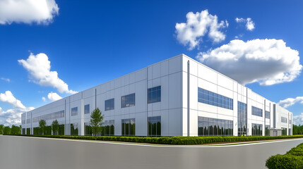 Precision in Design A Large-Scale, Modern Warehouse Structure