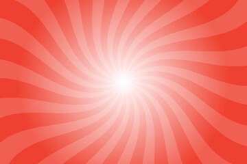 Obraz premium Abstract Prismatic Red Background with Rays Retro Starburst. Radial Spiral Stripes Backdrop. Vintage Sun Beam Texture. Sun Rays Pattern. Groovy Retro Swirl Burst. Summer Carnival Background.