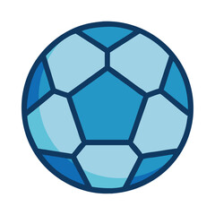 Naklejka premium Soccer ball sports equipment illustration