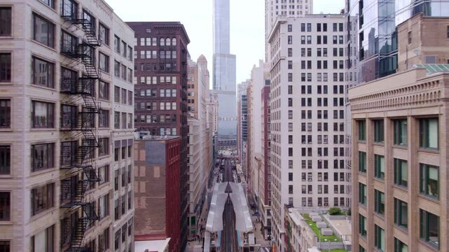 Witness Chicago's vibrant cityscape from above with breathtaking drone shots of its iconic skyline.