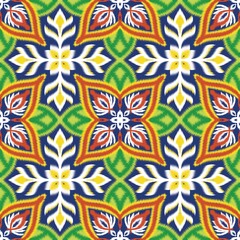 Native Tribal Textile Ethnic Ikat Boho Pattern Design for Background Carpet Wallpaper Clothing Wrapping Batik Fabric Kebaya and Ceramic  