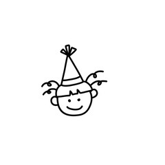 party doodle icon