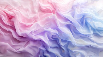 Obraz premium Pastel Dream: A Symphony of Draped Fabrics in Soft Hues